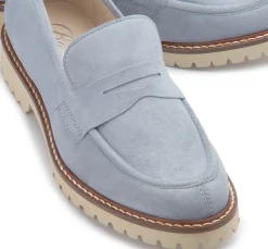 Slipper|Horsch Schuhe Loafer in Untergrößen Blau