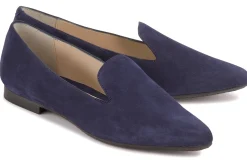 Slipper|Horsch Schuhe Loafer in Untergrößen Blau