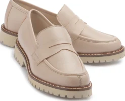 Slipper|Horsch Schuhe Loafer in Untergrößen Beige