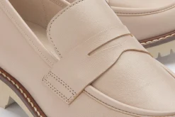 Slipper|Horsch Schuhe Loafer in Untergrößen Beige