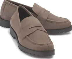 Slipper|Horsch Schuhe Loafer in Untergrößen Beige