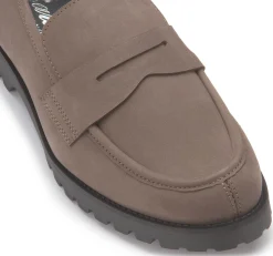 Slipper|Horsch Schuhe Loafer in Untergrößen Beige