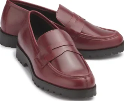 Slipper|Slipper|Horsch Schuhe Loafer in Untergrößen Rot
