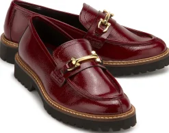 Slipper|Horsch Schuhe Loafer in Untergrößen Rot