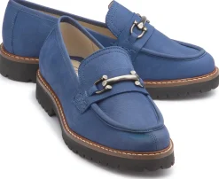 Slipper|Slipper|Horsch Schuhe Loafer in Untergrößen Blau