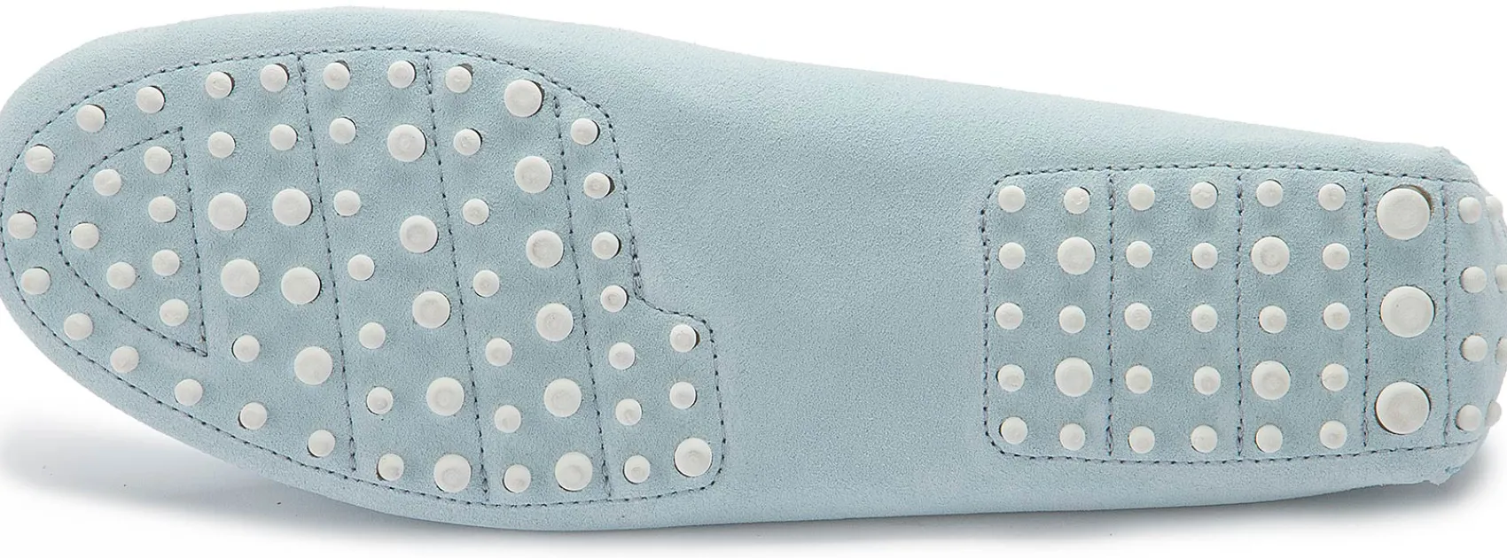 Slipper|Horsch Schuhe Mokassin in Übergrößen Blau