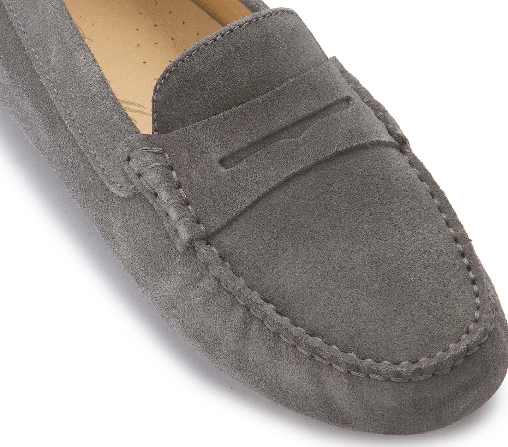 Slipper|Horsch Schuhe Mokassin in Übergrößen Grau