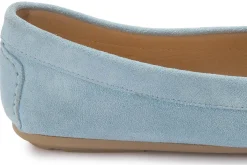 Slipper|Horsch Schuhe Mokassin in Übergrößen Blau