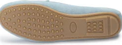 Slipper|Horsch Schuhe Mokassin in Übergrößen Blau