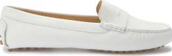 Slipper|Horsch Schuhe Mokassin in Übergrößen Weiß