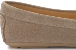 Slipper|Horsch Schuhe Mokassin in Übergrößen Beige