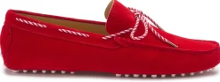 Slipper|Horsch Schuhe Mokassin in Übergrößen Rot