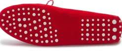 Slipper|Horsch Schuhe Mokassin in Übergrößen Rot