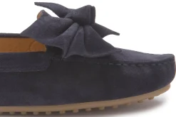 Slipper|Horsch Schuhe Mokassin in Übergrößen Blau