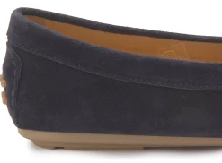 Slipper|Horsch Schuhe Mokassin in Übergrößen Blau