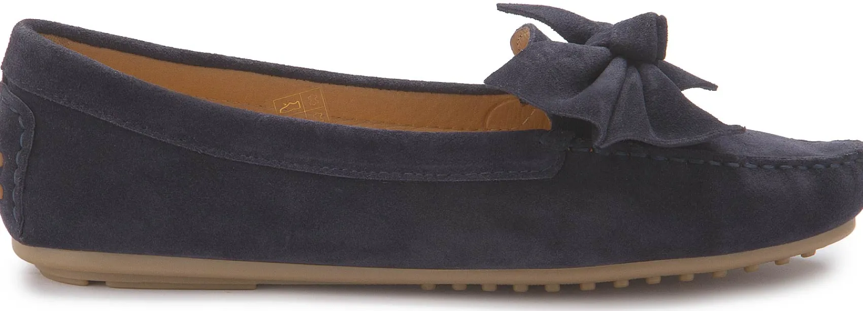 Slipper|Horsch Schuhe Mokassin in Übergrößen Blau