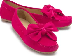 Slipper|Horsch Schuhe Mokassin in Übergrößen Pink