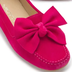 Slipper|Horsch Schuhe Mokassin in Übergrößen Pink