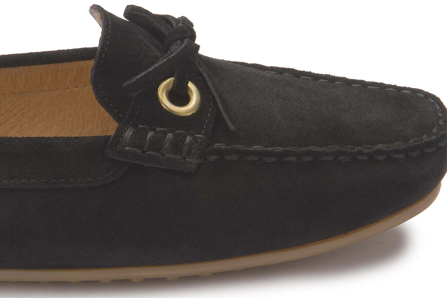 Slipper|Horsch Schuhe Mokassin in Übergrößen Schwarz