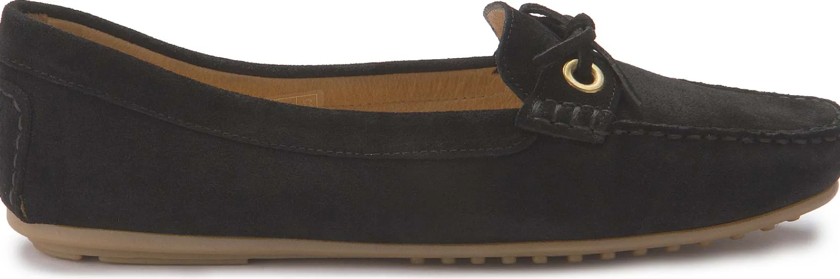 Slipper|Horsch Schuhe Mokassin in Übergrößen Schwarz