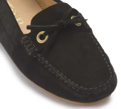 Slipper|Horsch Schuhe Mokassin in Übergrößen Schwarz