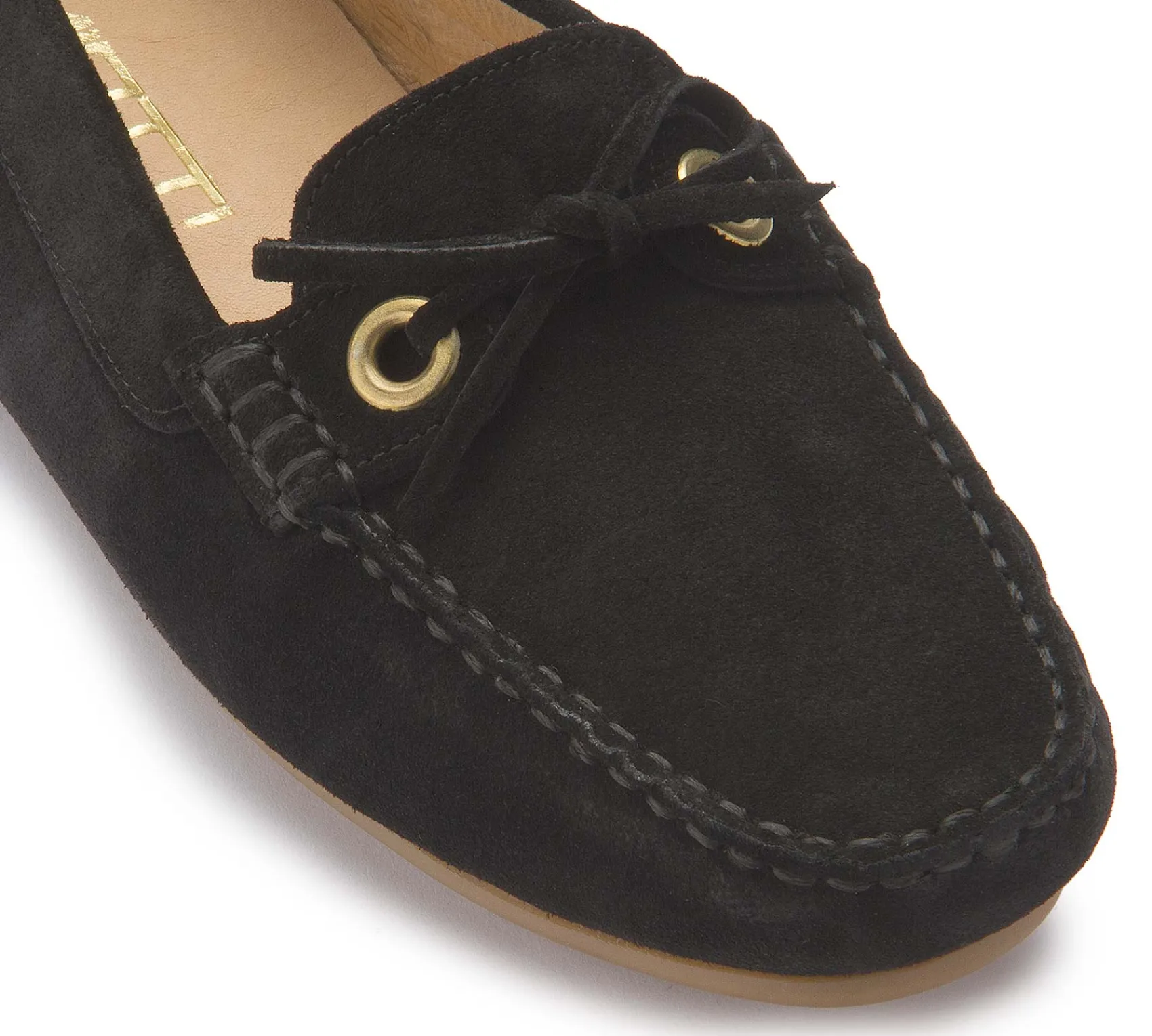 Slipper|Horsch Schuhe Mokassin in Übergrößen Schwarz