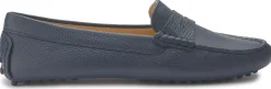 Slipper|Horsch Schuhe Mokassin in Übergrößen Blau