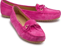 Slipper|Horsch Schuhe Mokassin in Übergrößen Pink