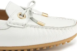 Slipper|Horsch Schuhe Mokassin in Übergrößen Weiß