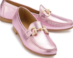 Slipper|Horsch Schuhe Mokassin in Übergrößen Pink