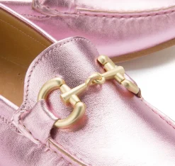 Slipper|Horsch Schuhe Mokassin in Übergrößen Pink