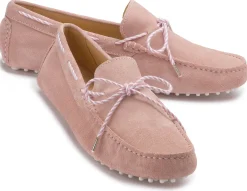 Slipper|Horsch Schuhe Mokassin in Übergrößen Rosa