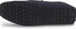 Slipper|Horsch Schuhe Mokassin in Übergrößen Blau