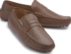 Slipper|Horsch Schuhe Mokassin in Übergrößen Braun