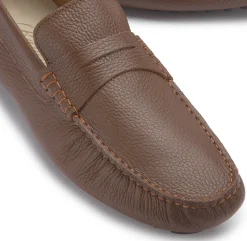 Slipper|Horsch Schuhe Mokassin in Übergrößen Braun