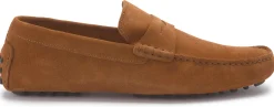 Slipper|Horsch Schuhe Mokassin in Übergrößen Braun