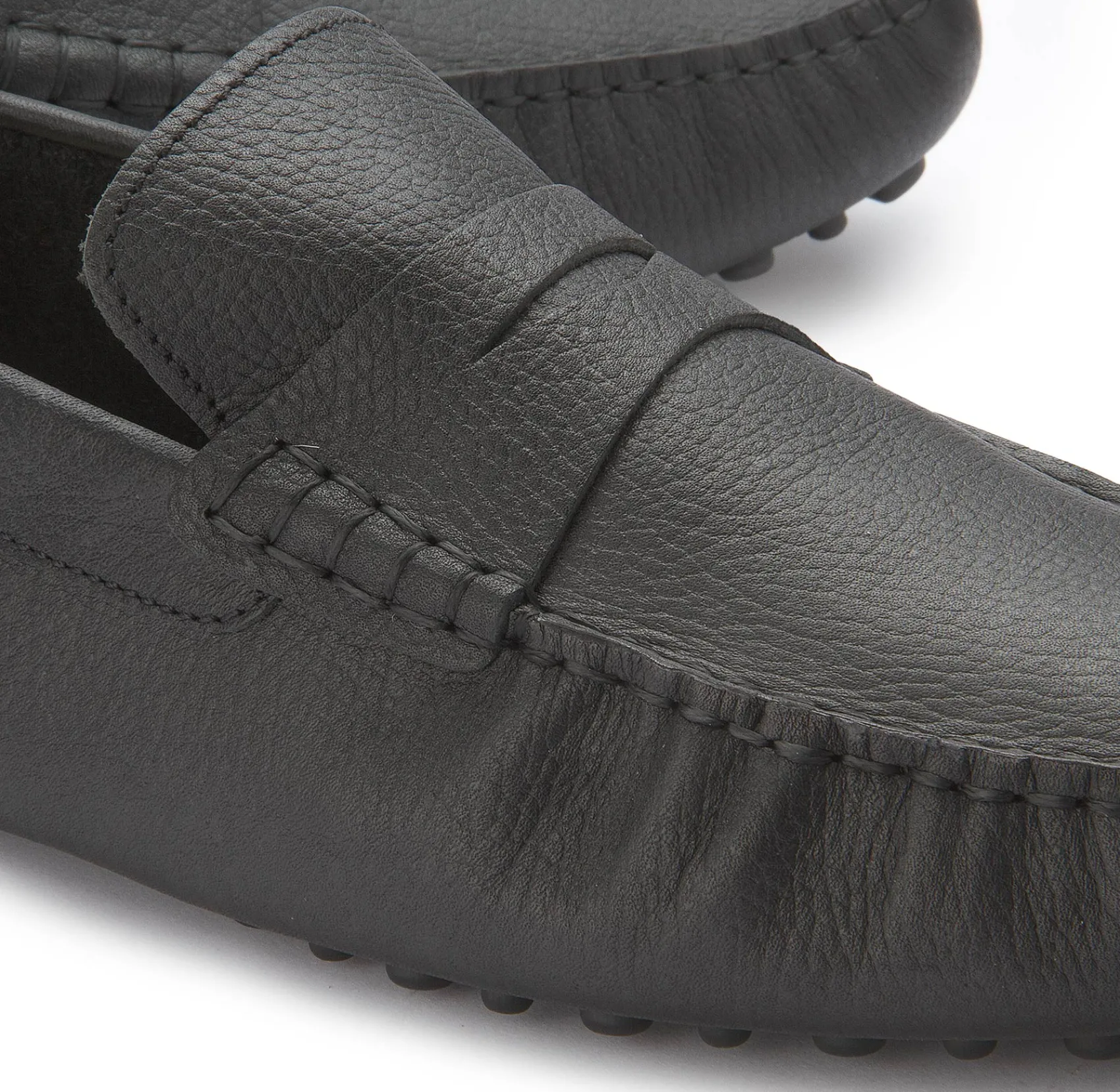 Slipper|Horsch Schuhe Mokassin in Übergrößen Schwarz