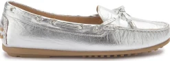 Slipper|Horsch Schuhe Mokassin in Untergrößen Silber