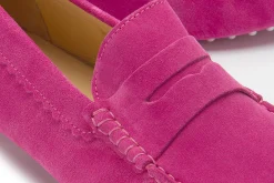 Slipper|Horsch Schuhe Mokassin in Untergrößen Pink