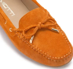 Slipper|Horsch Schuhe Mokassin in Untergrößen Orange