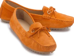 Slipper|Horsch Schuhe Mokassin in Untergrößen Orange