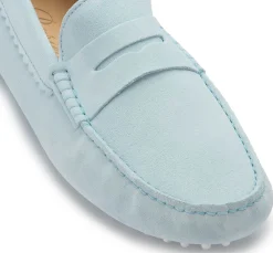 Slipper|Horsch Schuhe Mokassin in Untergrößen Blau