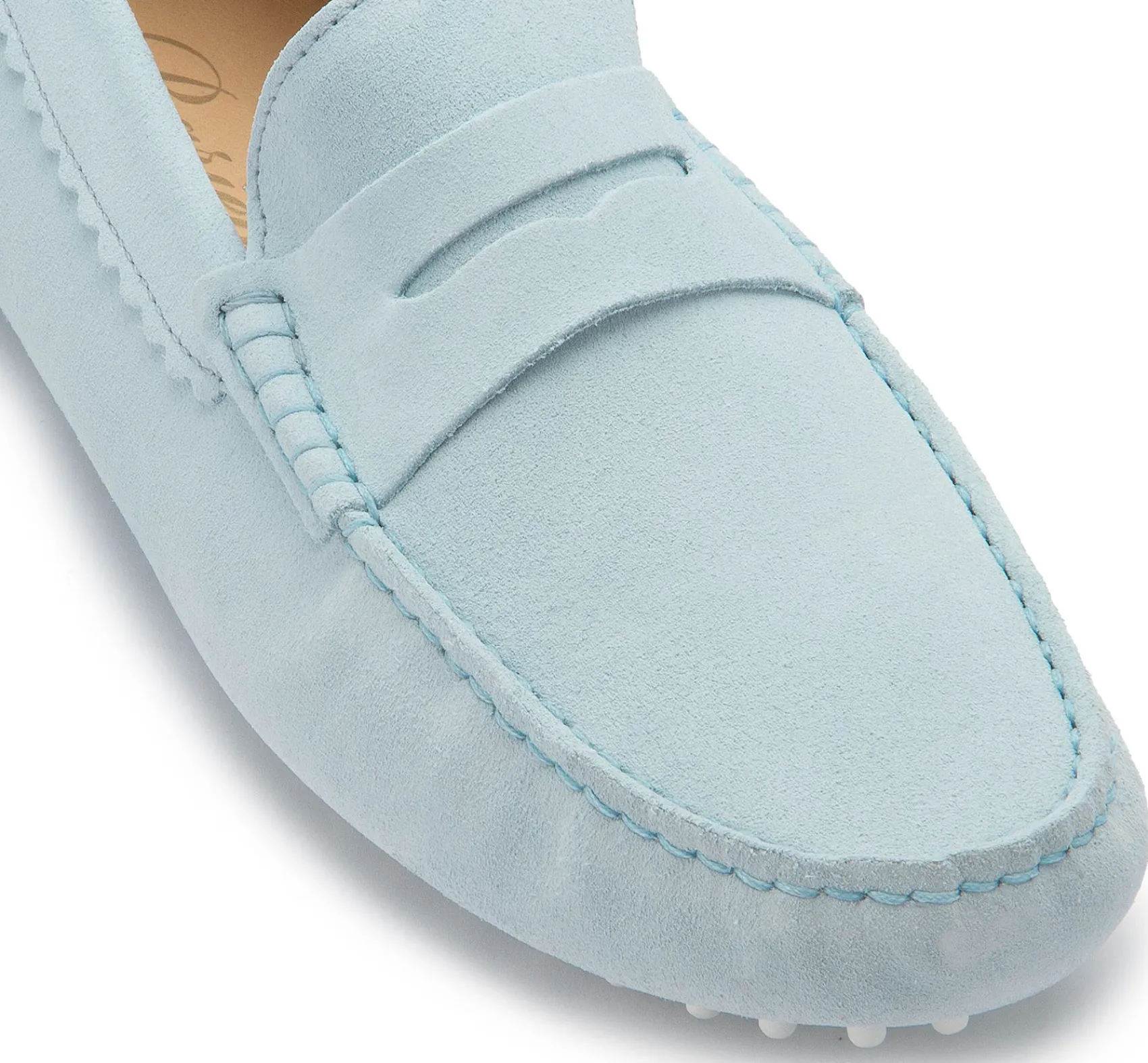 Slipper|Horsch Schuhe Mokassin in Untergrößen Blau