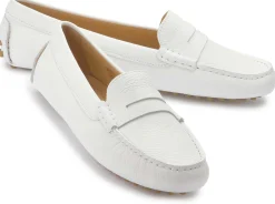 Slipper|Horsch Schuhe Mokassin in Untergrößen Weiß