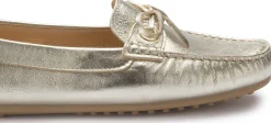 Slipper|Horsch Schuhe Mokassin in Untergrößen Gold