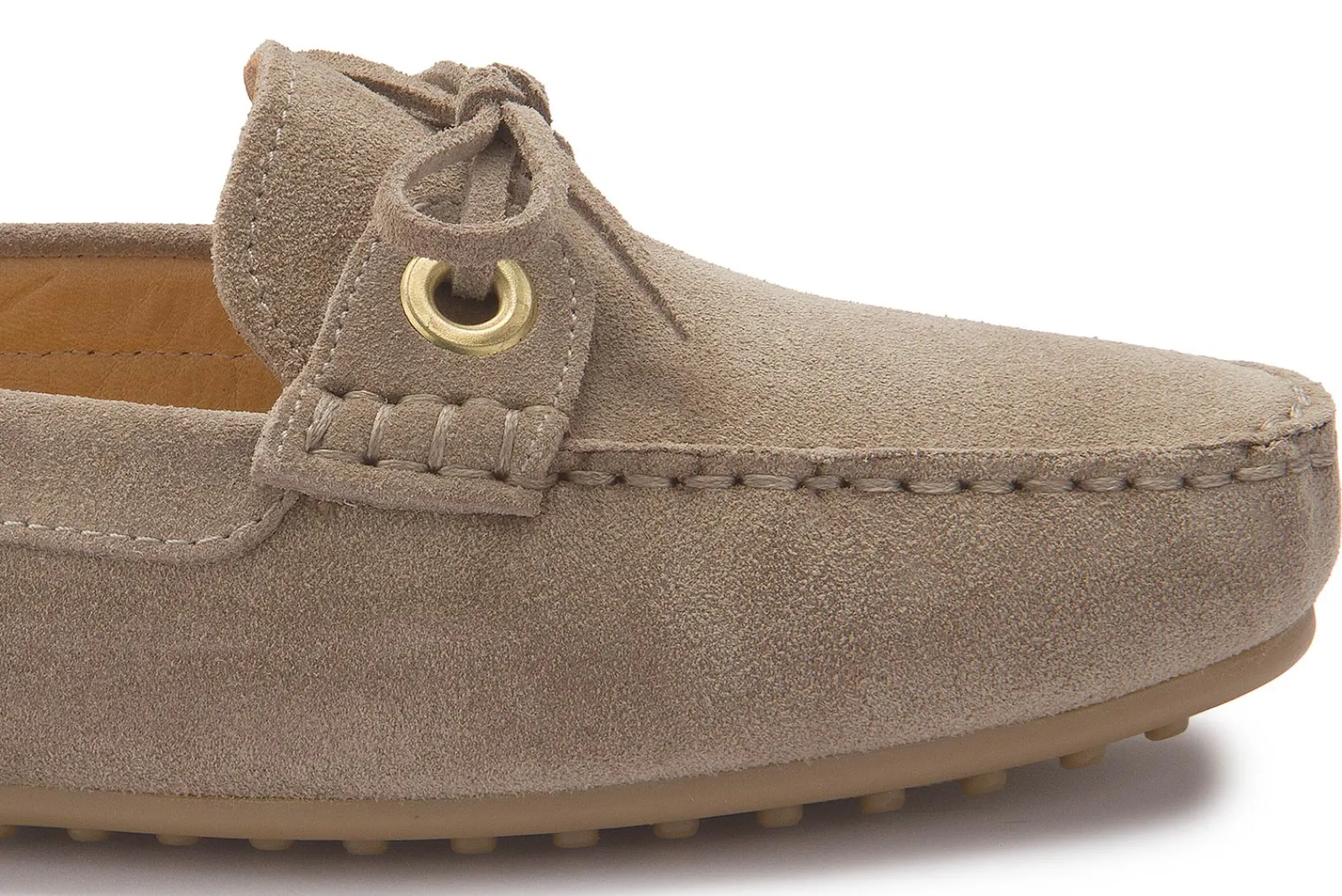 Slipper|Horsch Schuhe Mokassin in Untergrößen Beige
