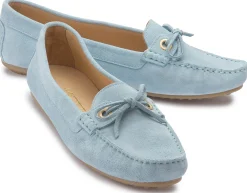 Slipper|Horsch Schuhe Mokassin in Untergrößen Blau