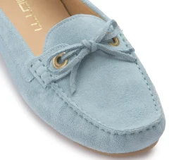 Slipper|Horsch Schuhe Mokassin in Untergrößen Blau