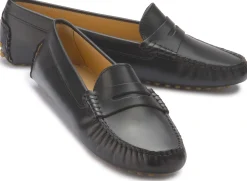 Slipper|Horsch Schuhe Mokassin in Untergrößen Schwarz