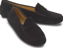 Slipper|Horsch Schuhe Mokassin in Untergrößen Schwarz